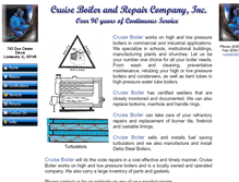 Tablet Screenshot of cruiseboiler.com
